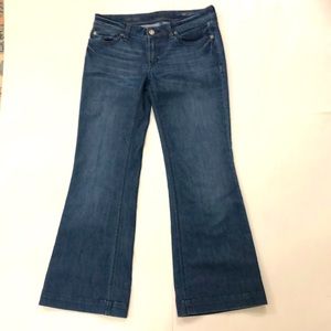DL1961 29 Blue Jeans Melissa Wide Leg Surf 5 Pocket Zipper Excellent Condition
